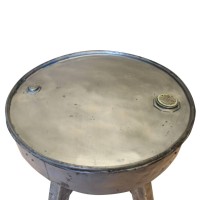 Vidaxl Coffee Table Solid Reclaimed Wood 23.6X17.7 Silver