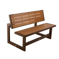 Lifetime 60139 Outdoor Convertible Bench, 55 Inch, Mocha Brown