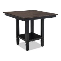 Intercon Glenwood Gathering Height Table, Rubbed Black Charcoal
