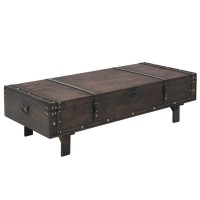 Vidaxl Coffee Table Solid Wood Vintage Style 47.2X21.7X13.8