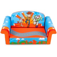 Marshmallow Furniture 2-In-1 Flip Open Foam Couch Bed Sleeper Sofa Kid'S Furniture For Ages 18 Months And Up, Toy Story