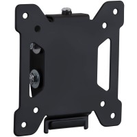 Mount-It Tilting Tv Wall Mount Bracket For Small Tv And Computer Monitors, Low-Profile Design With Quick Release Function, Fits 24, 27, 30 And 32 Inch Screens Up To Vesa 100, 44 Lbs Capacity, Black