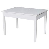 International Concepts Table With Lift Up Top For Storage White