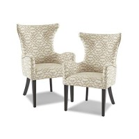 Angelica Arm Dining Chair (Set Of 2) Tan See Below