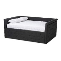 Baxton Studio Amaya Modern And Contemporary Fabric Upholstered Daybed