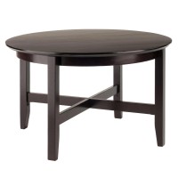 Winsome Wood Toby Occasional Table, Espresso, 30 X 30 X 18.11