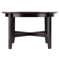 Winsome Wood Toby Occasional Table, Espresso, 30 X 30 X 18.11