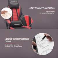 Bossin Gaming Chair With Massage, Ergonomic Heavy Duty Design, Gamer Chair With Footrest And Lumbar Support, High Back Office Chair, Big And Tall Gaming Computer Chair For Kids