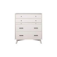 Benjara Benzara Multifunctional Chest With Drawers And A Pull-Out Workstation Tray, White,