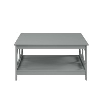 Convenience Concepts Omega Square 36 Coffee Table, Gray