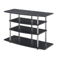 Convenience Concepts Designs2Go Tools Wide Highboy Tv Stand, Black