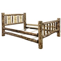 Montana Woodworks Glacier Country Collection King Bed Brown