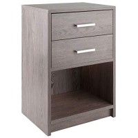 Winsome Wood Molina Accent Table, Ash Gray