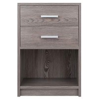 Winsome Wood Molina Accent Table, Ash Gray