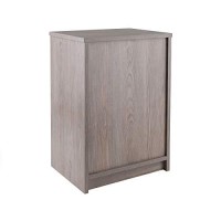 Winsome Wood Molina Accent Table, Ash Gray