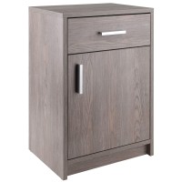 Winsome Wood Astra Accent Table, Ash Gray
