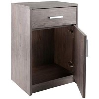 Winsome Wood Astra Accent Table, Ash Gray