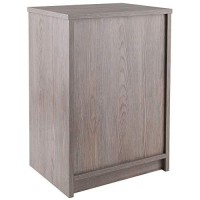 Winsome Wood Astra Accent Table, Ash Gray