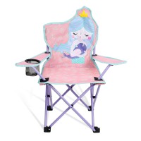 Kaboer Kids Outdoor Folding Lawn And Camping Chair With Cup Holder And Carrying Bag,Children'S Camping Chairs For Outdoor Beach Travel