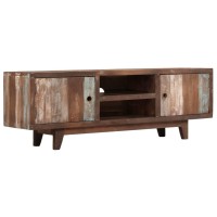Vidaxl Tv Cabinet Solid Acacia Wood Vintage 46.5X11.8X15.7