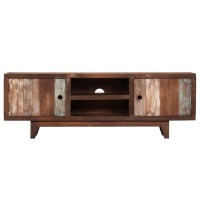 Vidaxl Tv Cabinet Solid Acacia Wood Vintage 46.5X11.8X15.7