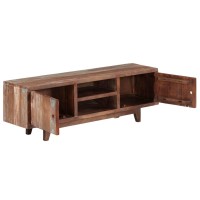 Vidaxl Tv Cabinet Solid Acacia Wood Vintage 46.5X11.8X15.7