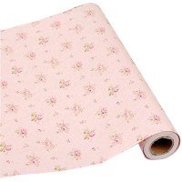 Walldecor1 Rose Contact Paper Floral Self Adhesive Shelf Drawer Liner Cabinet Countertop Dresser Sticker 17.7 X 78.7 Inches
