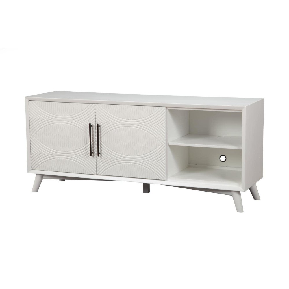 Alpine Furniture Tranquility Tv Console, White