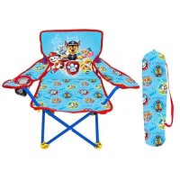 Paw Patrol Kids Camping Chair, Camp Fold N Go Chair With Carry Bag