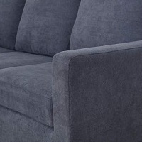 Honbay Convertible Sectional Sofa, L Shaped Couch With Reversible Chaise For Small Space, Dark Grey