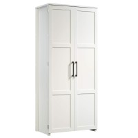 Sauder Homeplus Storage Cabinet, White Finish
