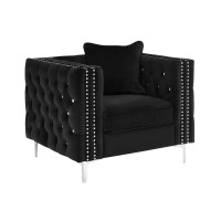 Lilola Home Lhf-89714-C Chair, Black