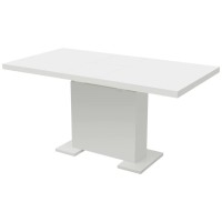 Vidaxl Extendable Dining Table High Gloss White Kitchen Dining Room Dinner
