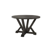 Best Master Furniture 47 In Round Dining Table Grey