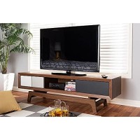 Baxton Studio Svante Mid-Century 3-Drawer Wood Tv Stand In Brown