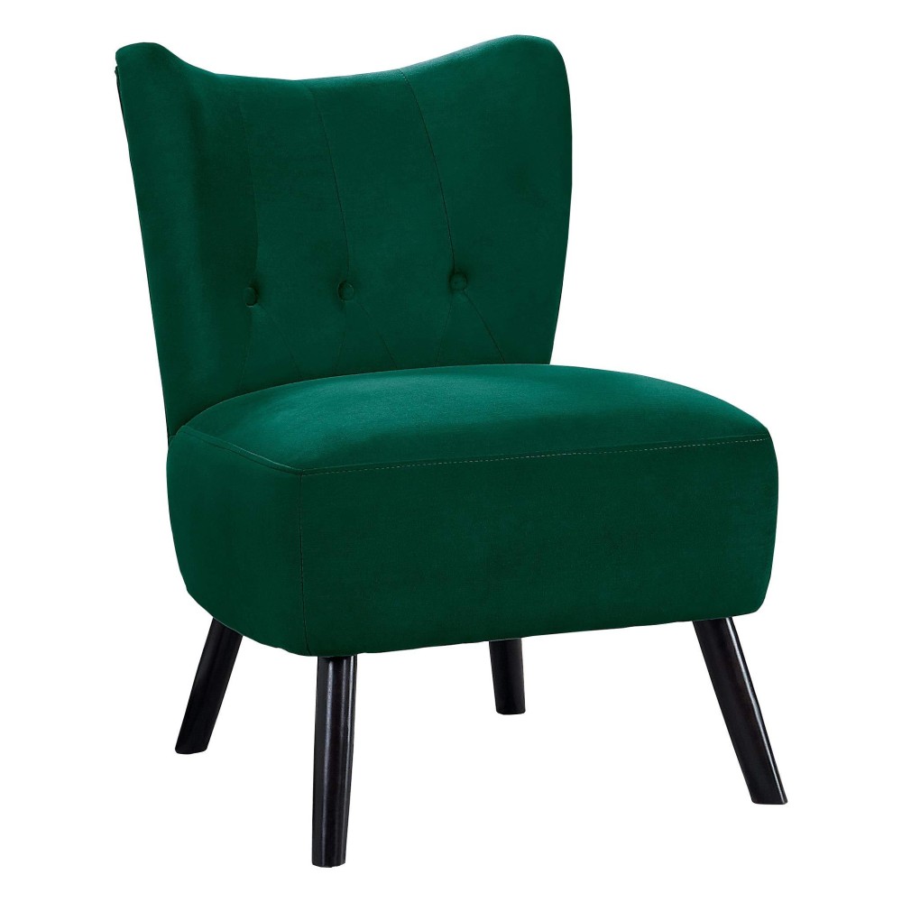 Homelegance Imani Velvet Accent Chair, Green