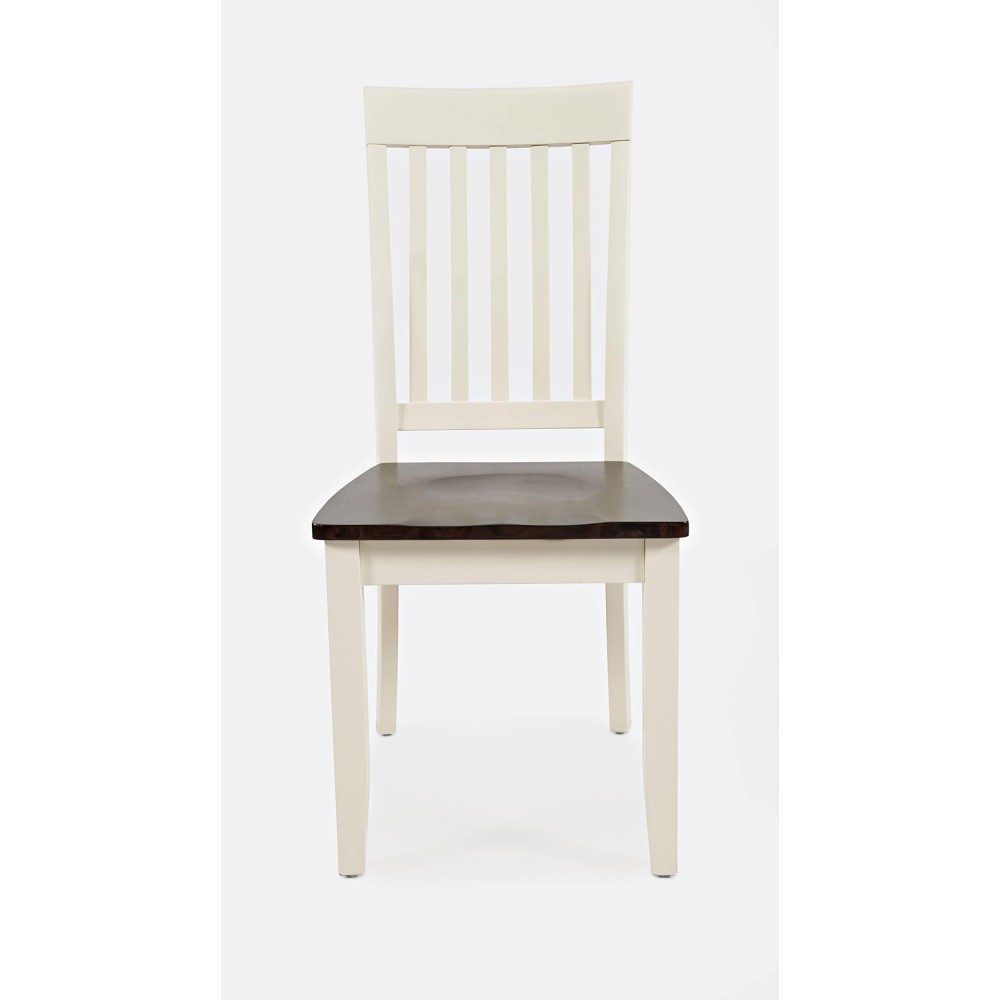 Jofran Decatur Lane Dining Chair Set, Autumn Brownwhite