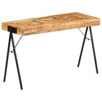 Vidaxl Writing Table Solid Mango Wood 46.5X19.7X29.5
