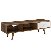 America Luxury - Storage Modern Contemporary Living Room Lounge Club Lobby Media Tv Stand Table Wood Natural Brown White