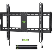 Usx Mount Fixed Tv Wall Mount, Low Profile Tv Mount For Most 37-70 Inch Flat Screen Tvs, Max Vesa 600X400Mm Wall Mount Tv Bracket Holds Up To 132 Lbs, Fits 16/18/24 Wood Studs, Quick Release Lock
