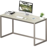 Shw Triangle-Leg Home Office Computer Desk, Silver/Gray