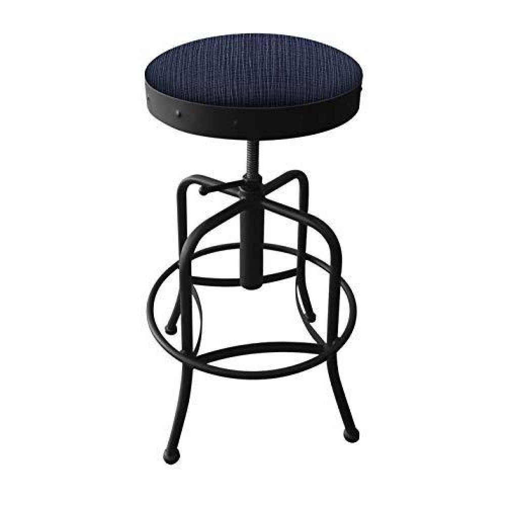 Holland Bar Stool Co. 910Bw014 910 Industrial Adjustable Bar Stool 24 - 30 Seat Height Graph Anchor