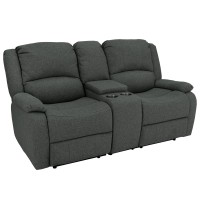 Recpro Charles Collection 70 Double Recliner Rv Sofa Rv Zero Wall Loveseat Wall Hugger Recliner Rv Theater Seating Rv Furniture Rv Living Room (Slideout) Furniture Cloth (Oatmeal)
