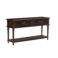 Homelegance 54 X 17 Console Table, Charcoal