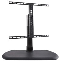 Echogear Swivelboost Tv Stand - Universal Replacement Stand For Tvs Up To 65- Height Adjustable Up To 8 & Smooth Tv Swivel - Works With Samsung, Lg, Sony & More