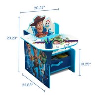 Delta Children Chair Desk With Storage Bin, Disney/Pixar Toy Story 4