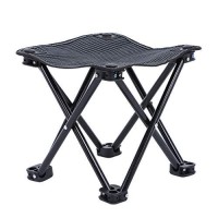 Vemee Compact Camp Stool, Mini Folding Stool, Folding Camping Stool, Folding Ultralight Portable Mini Outdoor Chair For Camping Fishing Hiking Picnic Gardening Beach Backpacking With Carry Bag