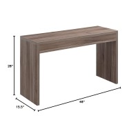 Convenience Concepts Northfield Hall Console Desk Table, Cappuccino