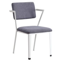 Acme Cargo Chair - - Gray Fabric & Red