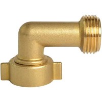 Hydro Master Garden Hose Elbow With Solid Brass 90 Degree 34 Fht X 34 Mht